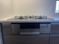 ガスコンロ新調していただきました