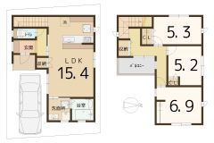 プランＣ 建坪25.12坪　19,090,000円