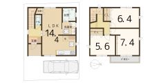 プランＢ 建坪24.55坪　18,650,000円